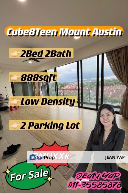 Cube 8 Teen 2BR fully furnished, Johor, Johor Bahru