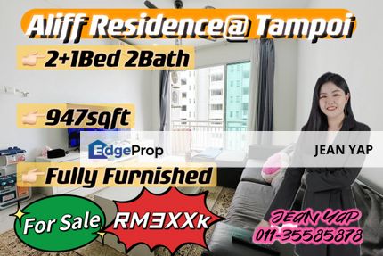 Aliff  Residence 2+1BR Fully Furnished, Johor, Johor Bahru