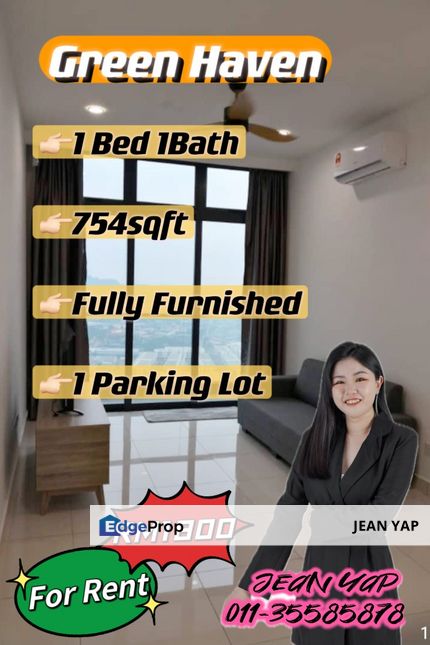 Green Haven 1BR Fully Furnished, Johor, Masai