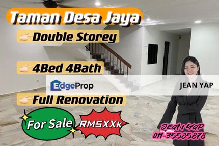 Jalan Lembah 20, Taman Desa Jaya Double Storey, Johor, Johor Bahru