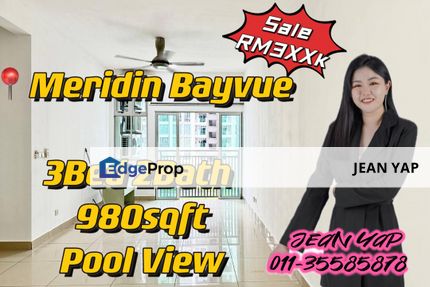 Meridin Bayvue 3BR pool view, Johor, Masai