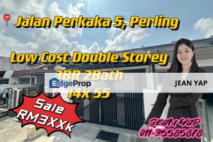 Perling Double Storey Low Cost 3BR, Johor, Johor Bahru