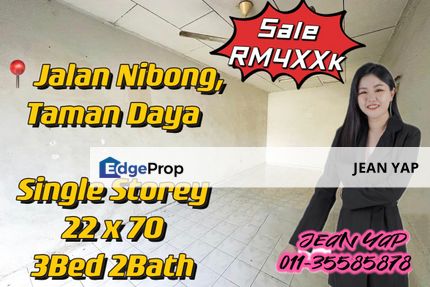 Jalan Nibong Taman Daya Single Storey , Johor, Johor Bahru