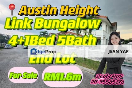 Austin Height Double Storey Link Bungalow, Johor, Johor Bahru