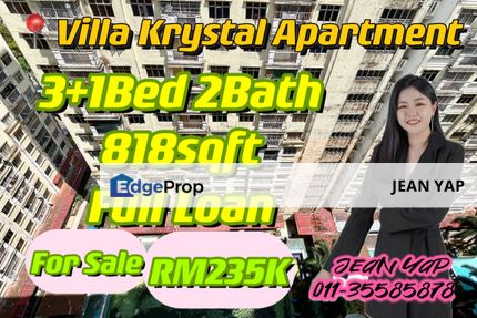 Villa Krystal Apartment 3+1BR , Johor, Skudai