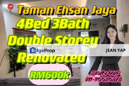 Ehsan Jaya Double Storey Renovated, Johor, Johor Bahru