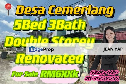 Desa Cemerlang Double Storey Renovated, Johor, Ulu Tiram