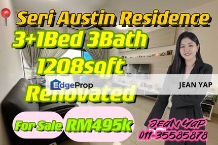 Seri Austin Residence 3+1BR Renovated, Johor, Johor Bahru