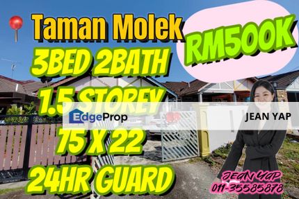 Taman Molek 1.5Storey Bumi Lot, Johor, Johor Bahru