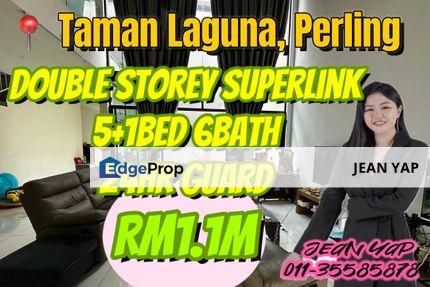 Jln Laguna Perling Double Storey Superlink, Johor, Johor Bahru