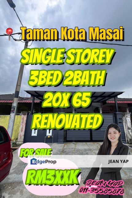 Jln Mangga Kota Masai Single Storey, Johor, Pasir Gudang