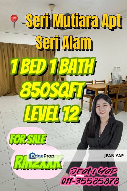 Seri Mutiara Apartament 1BR , Selangor, Setia Alam/Alam Nusantara