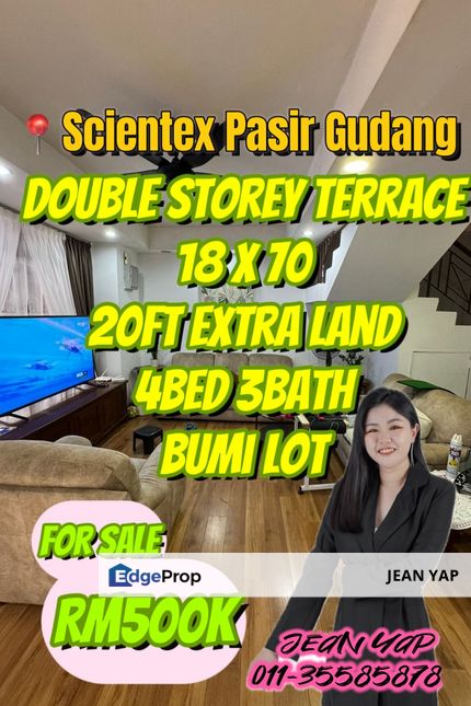 Scientex Pasir Gudang Extra 20ft land, Johor, Pasir Gudang