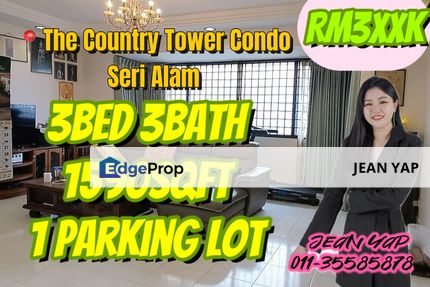 Country Tower Condominium Seri Alam 3BR, Johor, Masai