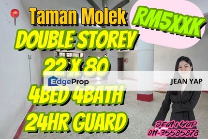 Taman Molek Double Storey 24Hr Guard, Johor, Johor Bahru