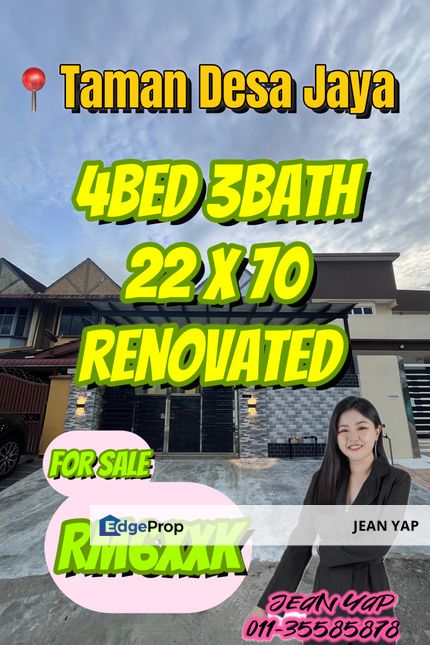 Desa Jaya Double Storey Renovated, Johor, Johor Bahru