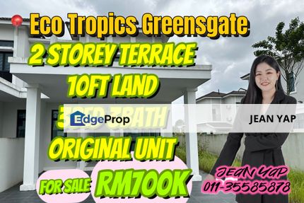 Eco Tropic Greensgate Double Storey end lot, Johor, Pasir Gudang