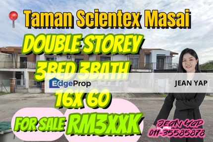 Taman Scientex Masai Double Storey , Johor, Pasir Gudang