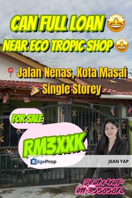 Jalan  Nenas Kota Masai Single Storey , Johor, Pasir Gudang