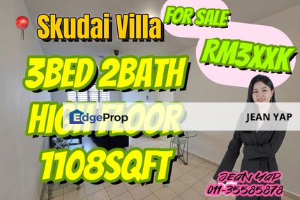 Skudai Villa 3BR High Floor Corner, Johor, Skudai