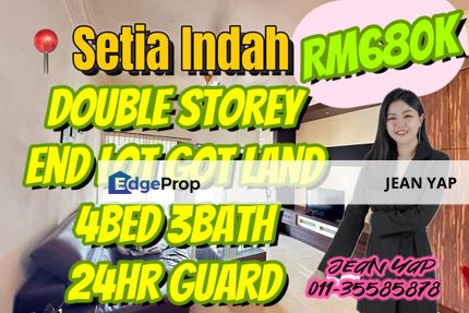 Setia Indah Double Storey End Lot , Johor, Johor Bahru