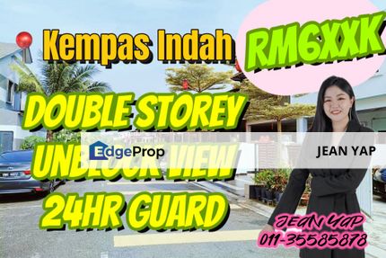 Kempas Indah Double Storey Unblock View, Johor, Johor Bahru