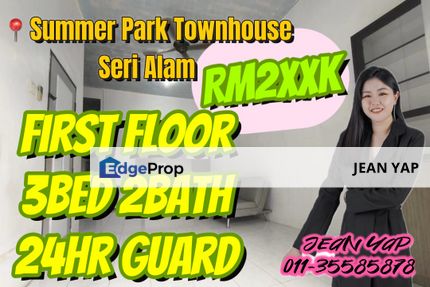 Summer Park Townhouse Seri Alam 1st Floor, Johor, Masai