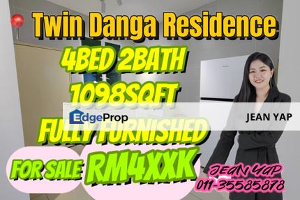 Twin Danga Residence 4BR Fully Furnished, Johor, Johor Bahru