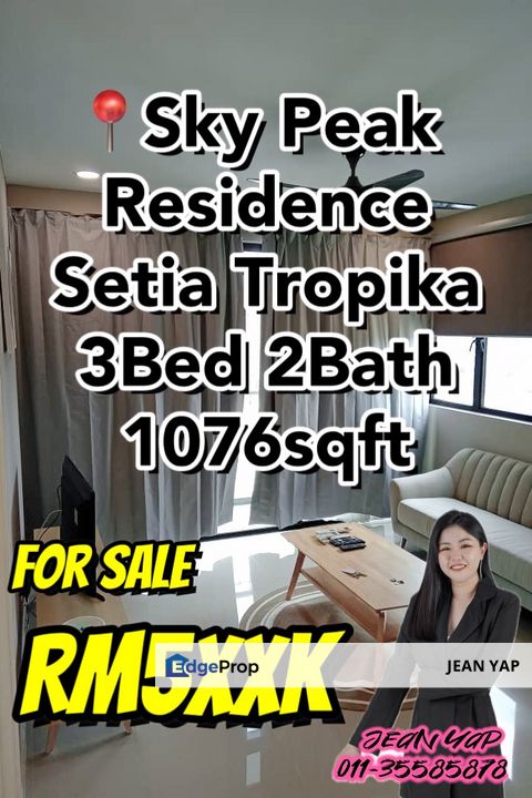Sky Peak Residence 3BR , Johor, Setia Tropika