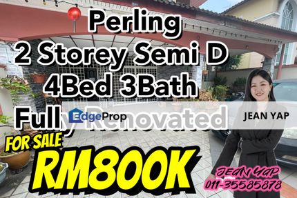 Taman Perling 2 Storey Semi D, Johor, Johor Bahru