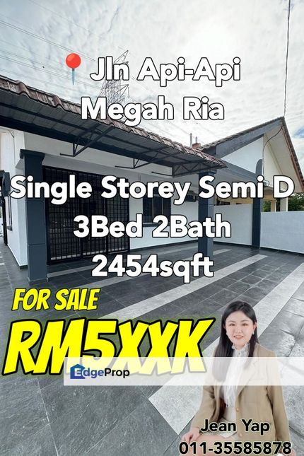 Jalan API API single storey semi D, Johor, Masai