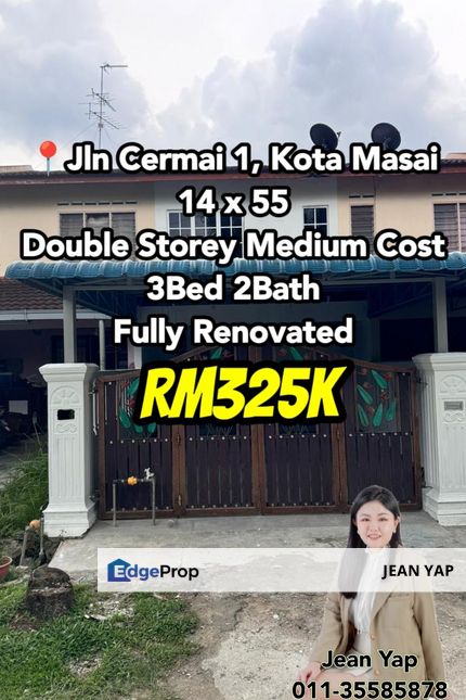 Jln Cermai 1 Kota Masai Medium Cost DSH, Johor, Pasir Gudang