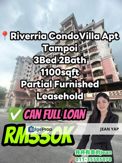 Riverria CondoVilla Tampoi 3BR, Johor, Tampoi