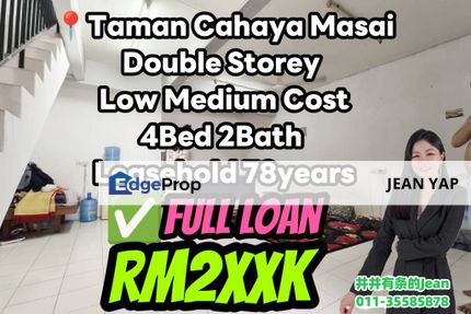 Taman Cahaya Masai Double Storey Medium Cost, Johor, Pasir Gudang