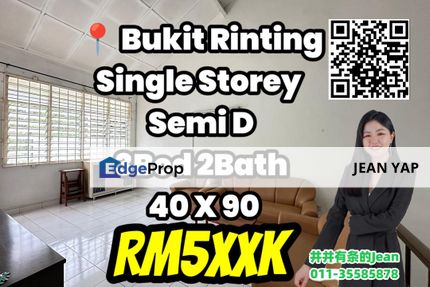 Jalan Tembusu Bukit Rinting Single Storey Semi D, Johor, Masai