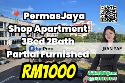 PermasJaya Shop Apartment 3BR, Johor, Permas Jaya/Senibong