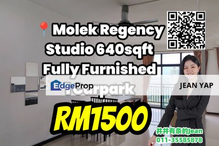 Molek Regency Studio Fully Furnished, Johor, Johor Bahru