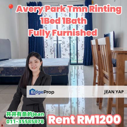 KSL Avery Park 1BR Fully Furnished , Johor, Masai