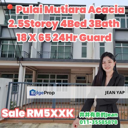 Pulai Mutiara 2.5Storey 24hr Guard , Johor, Kangkar Pulai