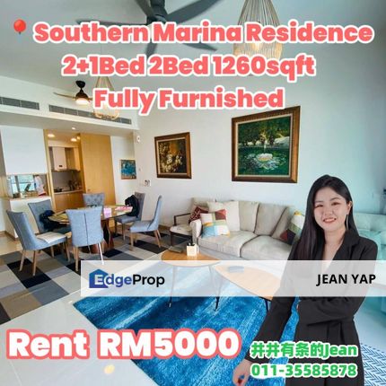 Southern Marina 2+1BR FullyFurnished, Johor, 