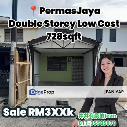 Permas Jaya Double Storey Low Cost, Johor, Permas Jaya/Senibong