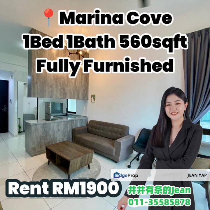 Marina Cove 1BR for rent Fully Furnished, Johor, Johor Bahru