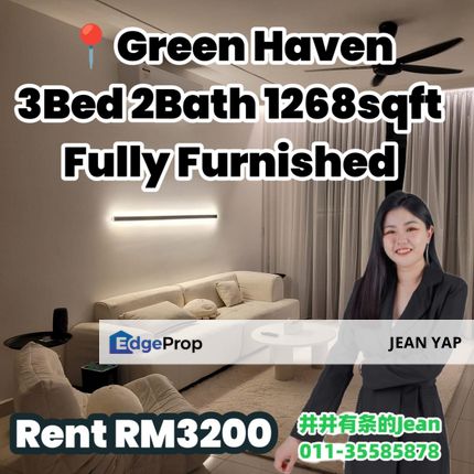 Green Haven 3BR Fully Furnished, Johor, Masai