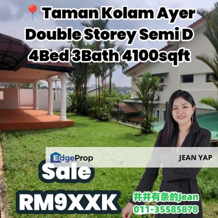 Taman Kolam Ayer 2 Storey Semi D, Johor, Johor Bahru
