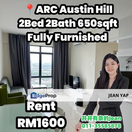 ARC Austin Hill 2BR Fully Furnished, Johor, Johor Bahru