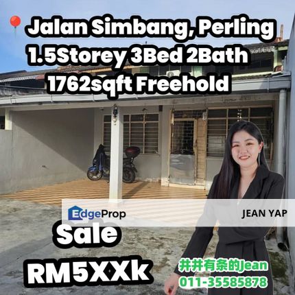 Jalan Simbang Taman Perling 1.5Storey, Johor, Johor Bahru