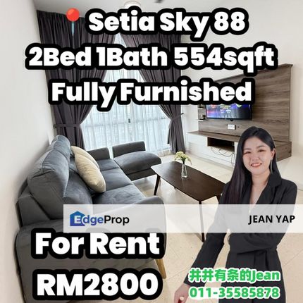 Setia Sky 88 2BR Fully Furnished, Johor, Johor Bahru