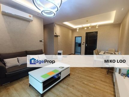 🌈 🌈 For Rent / Sale  🌈 🌈  📍D'Summit Residences @ Taman Kempas Utama📍  🏠 3+1 Bedroom 3 Bathroom 🏠 1238 sqft 🏠 Fully Furnished 🏠 Private Lift , Johor, Johor Bahru