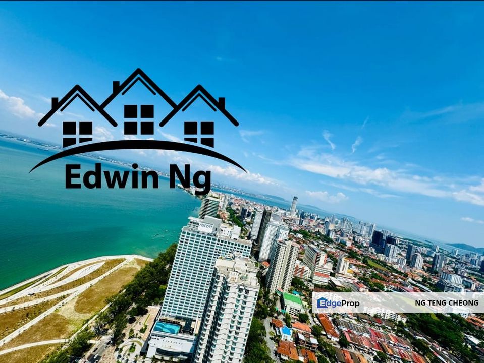 Marriot Residences @ Gurney, High Floor, Unobstructed Seaview, Partially Furnished, Penang, Georgetown