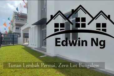 [GATED & GUARDED] 3 Storey Zero Lot Bungalow at Taman Lembah Permai, Kota Permai, Bukit Mertajam